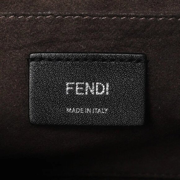 Fendi Light Pink Smooth Leather Kan I Medium Shoulder Bag 8BT283 - Picture 10 of 11